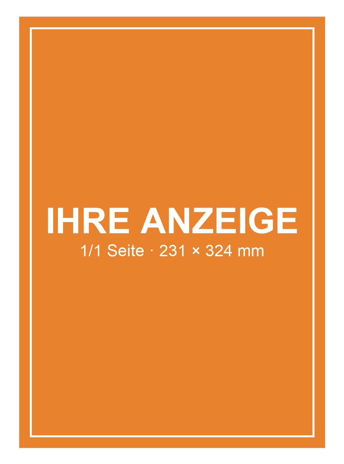 Beispielseite aus dem Magazin GARTEN mit Anzeige im Format 1/1 Seite · 231 × 324 mm